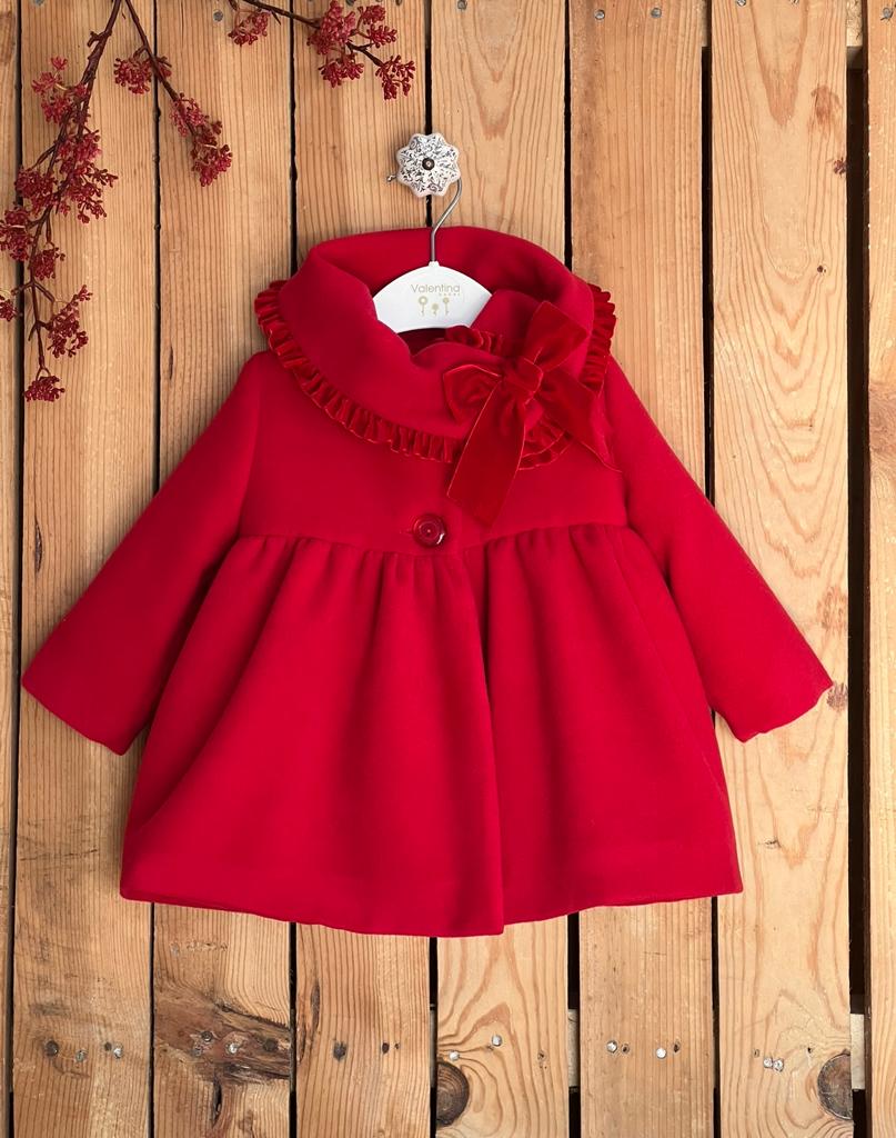 Baby girl store red coat