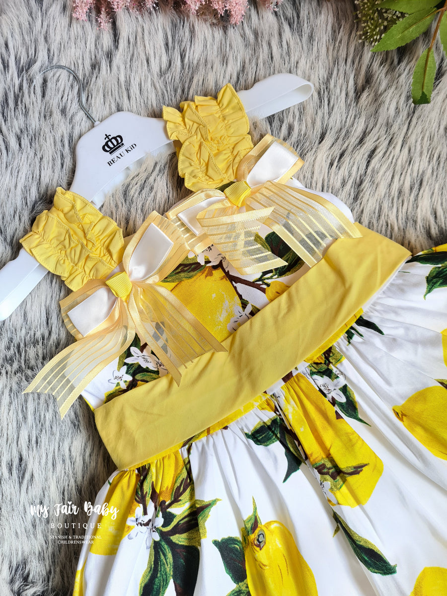 Baby girl clearance lemon outfit