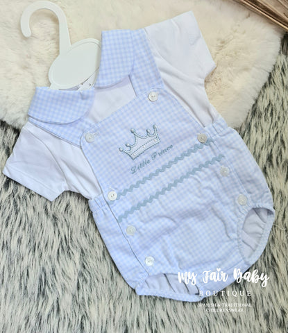 Traditional Baby Boys 'Little Prince' Romper ~ 18-24m