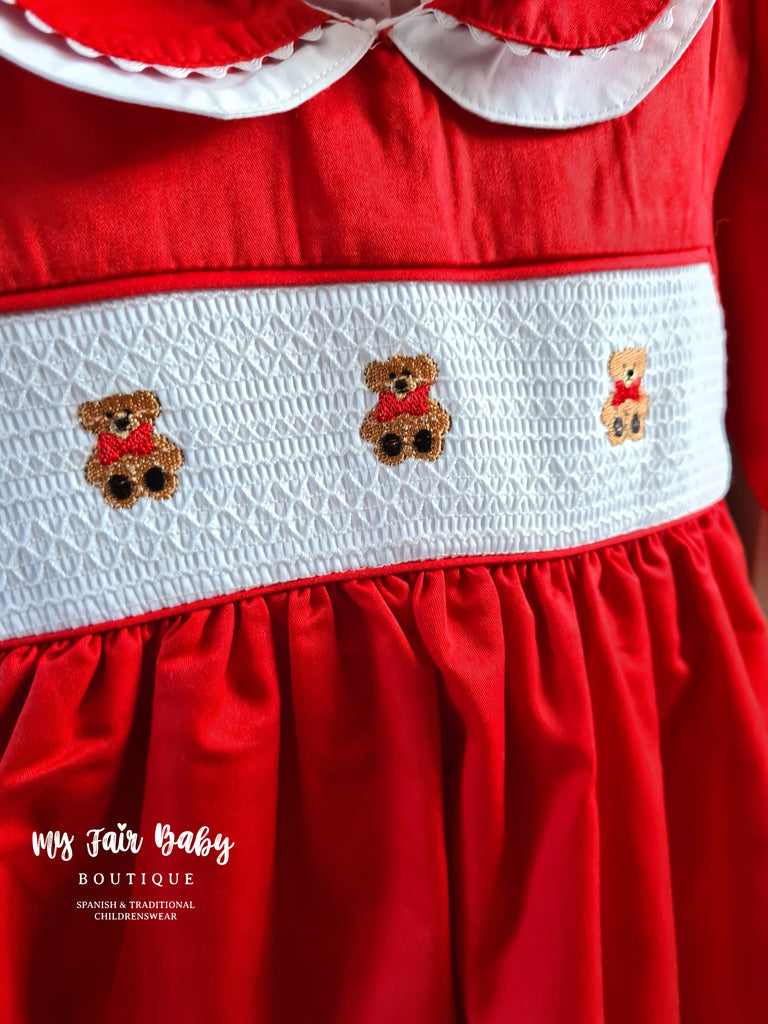 Smocked hot sale christmas outfits