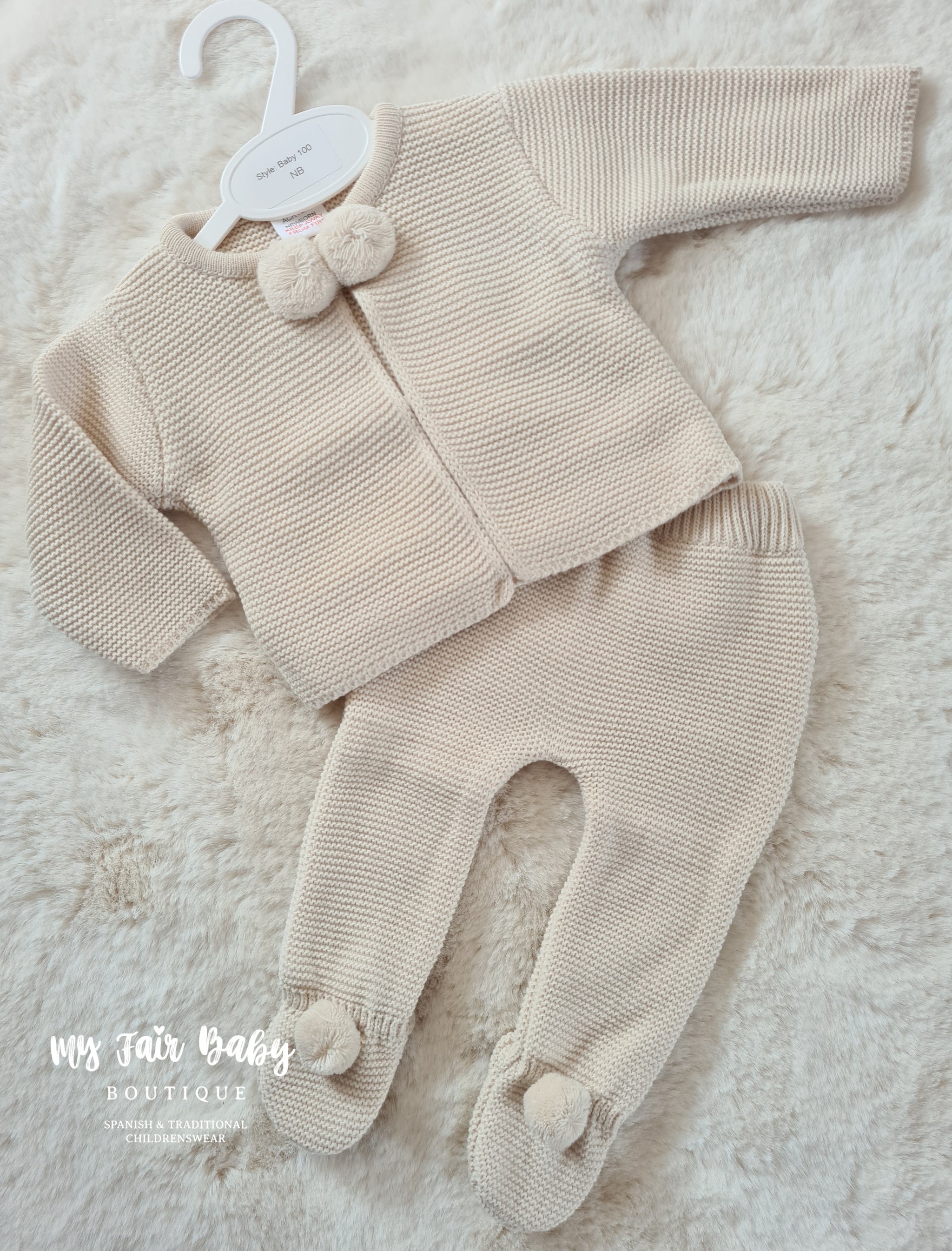 Spanish fashion knitted baby clothes