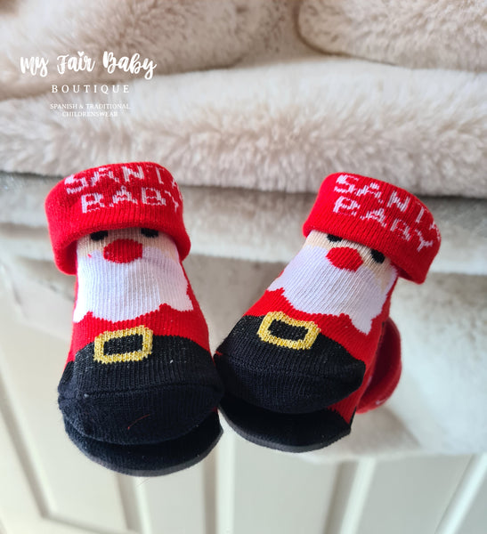 Baby Christmas Socks 0-6m