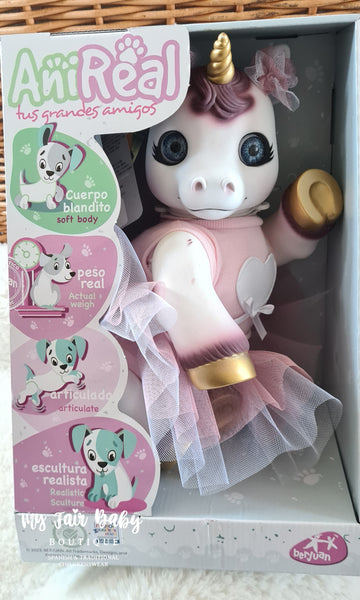 Spanish Anireal Reborn Animal Doll - Unicorn - IN STOCK NOW