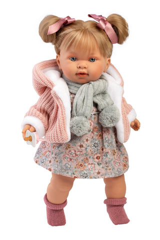 Spanish Llorens Carla Crying Girl Doll 42282 45cm - IN STOCK NOW