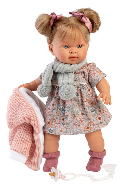 Spanish Llorens Carla Crying Girl Doll 42282 45cm - IN STOCK NOW