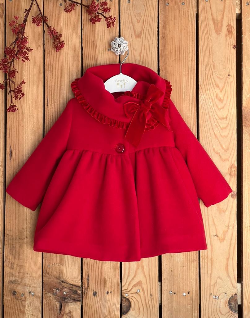 Baby girl red coat online