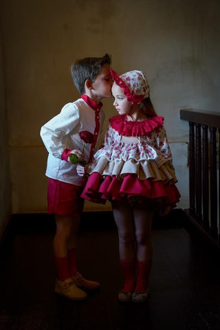 Ela Confeccion SS25 Spanish Girls Valentines Puffball Dress ~ MADE TO ORDER