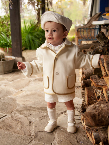 Sonata Infantil AW24 Spanish Boys Cream Blazer IN2405 - MADE TO ORDER