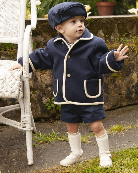 Sonata Infantil AW24 Spanish Boys Navy Blazer IN2410 - MADE TO ORDER