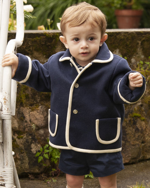 Sonata Infantil AW24 Spanish Boys Navy Blazer IN2410 - MADE TO ORDER