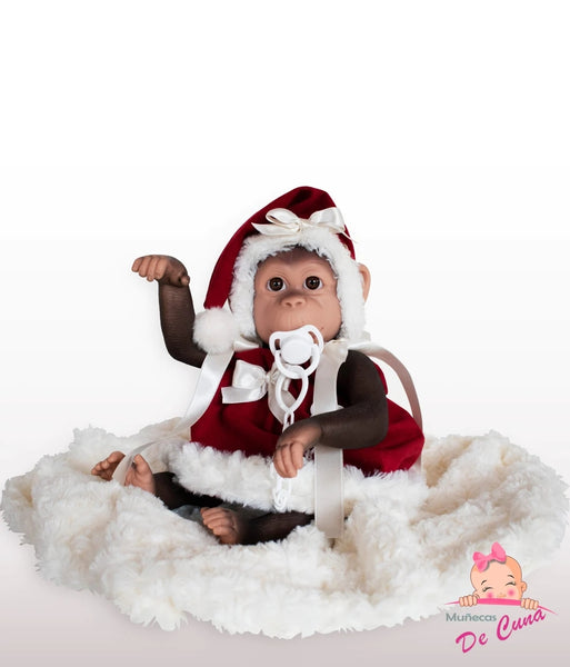 Spanish Baby Lolita Christmas Reborn Monkey Doll 36403 - PREORDER