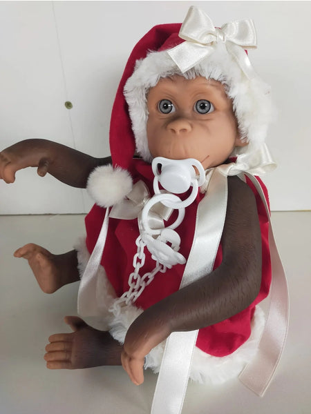 Spanish Baby Lolita Christmas Reborn Monkey Doll 36403 - PREORDER