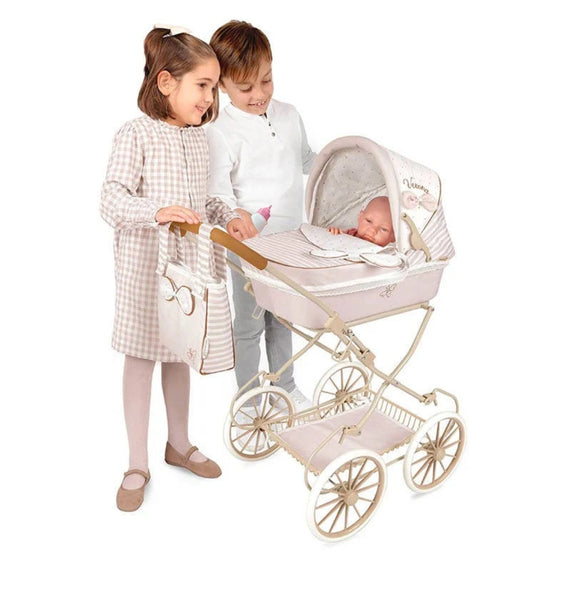 Spanish DeCuevas Verona Reborn Doll Pram 80078 81cm - PREORDER