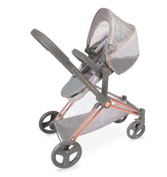 Spanish DeCuevas Cityx Convertable 3x1 Doll Pram 81777 (73cm) - PREORDER