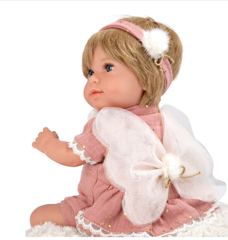 Spanish Arias Sora Elegance Baby Girl Butterfly Wing Doll 60820 - IN STOCK NOW