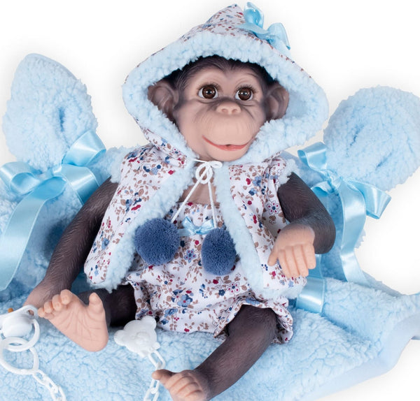 Spanish Kuko Reborn Monkey Doll 36504 - PREORDER