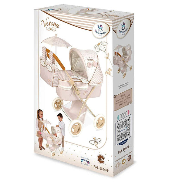 Spanish DeCuevas My First Verona Pram 60cm 85078 - IN STOCK NOW