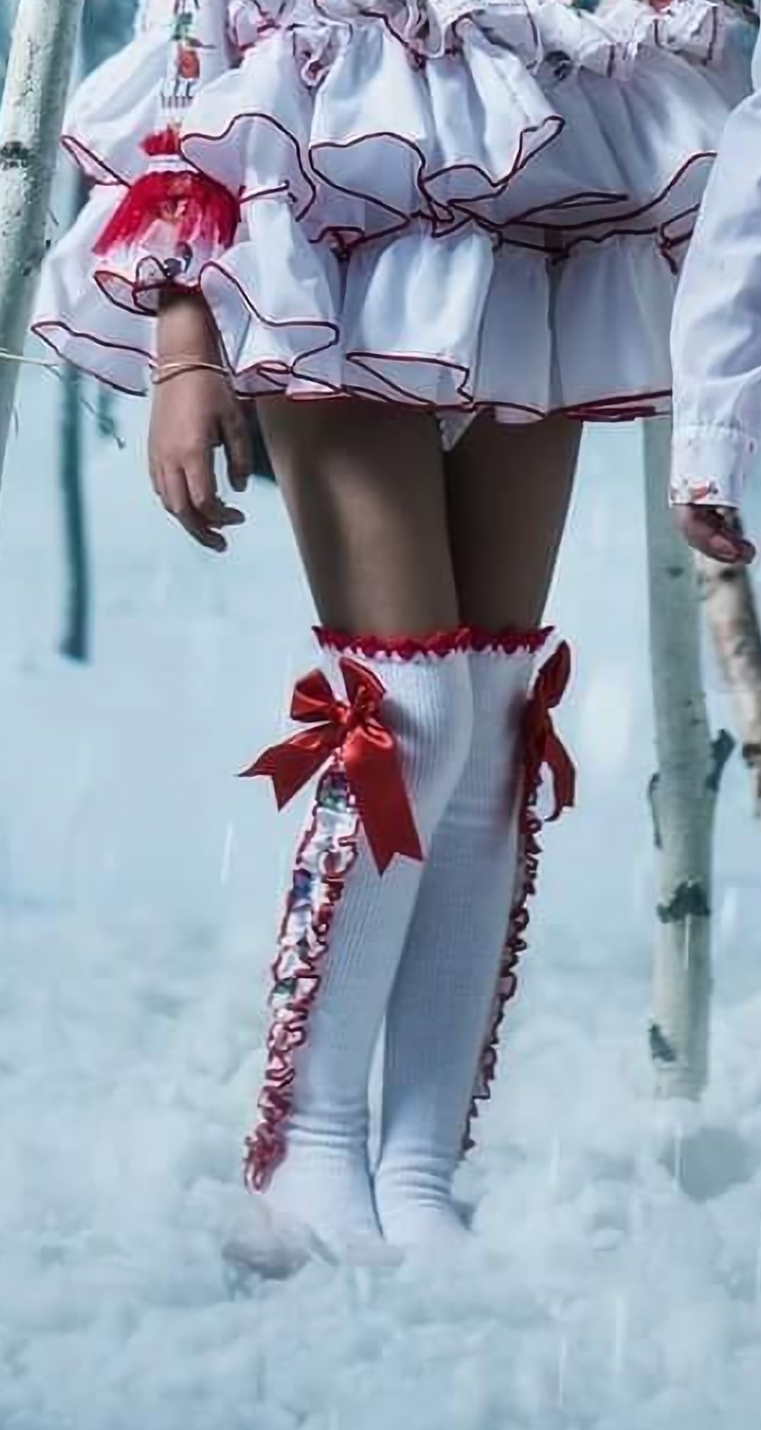 Ela Confeccion Spanish Girls Knitted Knee High Socks ~ 6-8y
