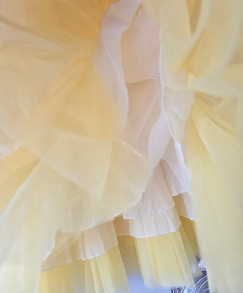 Beau Kid Girls Lemon Floral Party Dress 55118 - 3-8y